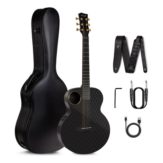 Guitarra Eléctrica Enya X4 Pro Mini De Fibra De Carbono 36