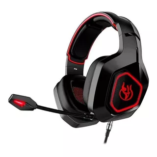 Headset Gamer Kross Dekmos Usb Preto E Vermelho Ke-hs155