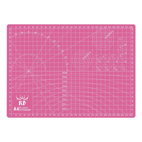 Tablero Tabla De Corte A4 Medidas 30x22 Cm Patchwork Color Rosa