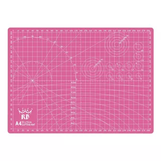 Tablero Tabla De Corte A4 Medidas 30x22 Cm Patchwork Color Rosa