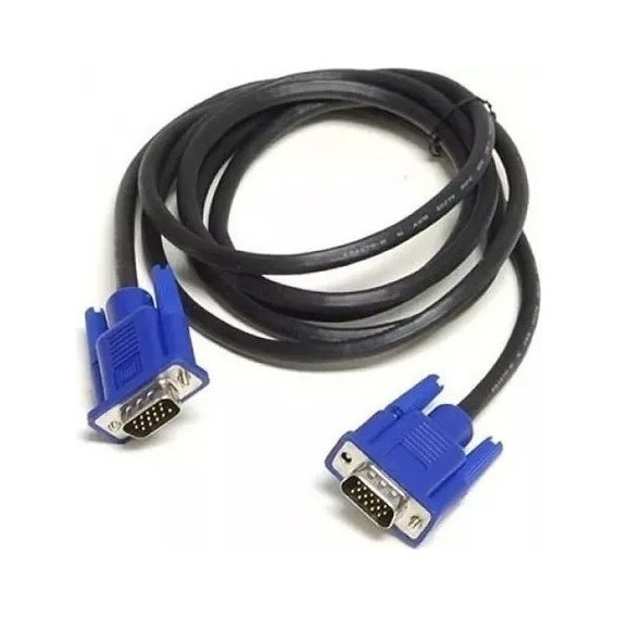 Cable Vga Monitor 3 Metros Macho Pc Proyector Doble Filtro E