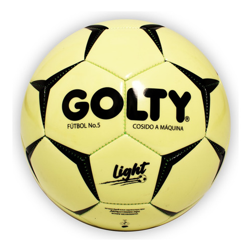 Balón De Fútbol Golty Light Verde No.5 Cosido A Máquina