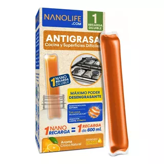 Limpiador Antigrasa Nanolife - Recarga 600ml