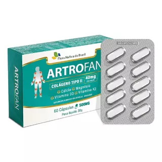 Artrofan Colágeno Tipo 2 500mg 60 Cápsulas - Flora Nativa