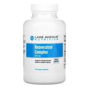 Resveratrol Complex, 500 Mg, Importado - 250 Caps