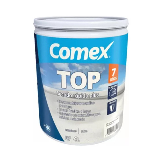 Comex Top 7 Años, Secado Rápido Reforzado Galón De 4lts