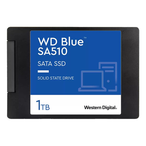 Disco Ssd Wd 1 Tb Blue 3d Nand Sata 2.5 7 Mm Solido Sa510 Ct