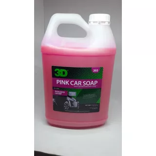 3d Pink Car Soap Shampoo Ph Neutro - 1 Gallon  Highgloss
