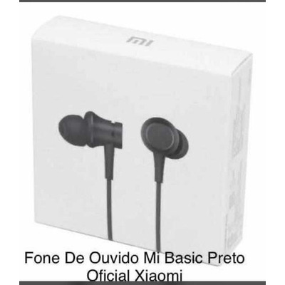 Fone De Ouvido Xiaomi In-ear Gamer Mi Headphones Basic Hser0