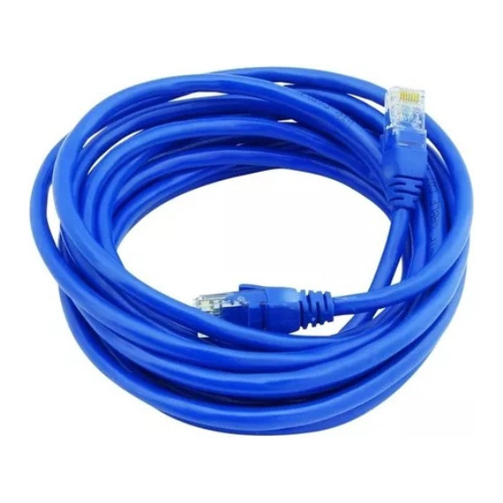 Cable De Red Internet Lan Cat 6e Para Computadora 10mts Rj45