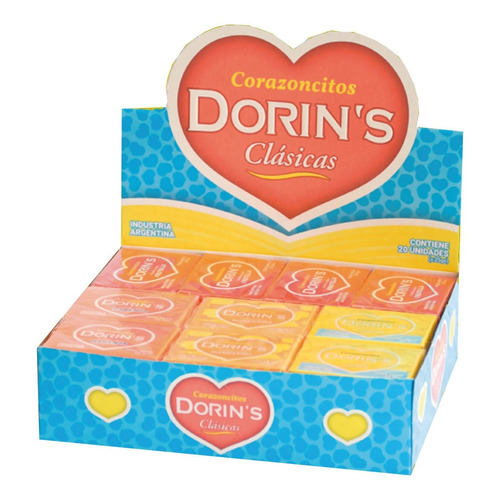 Pastillas Dorins mix Clásicas caja por 20 unidades de 25g