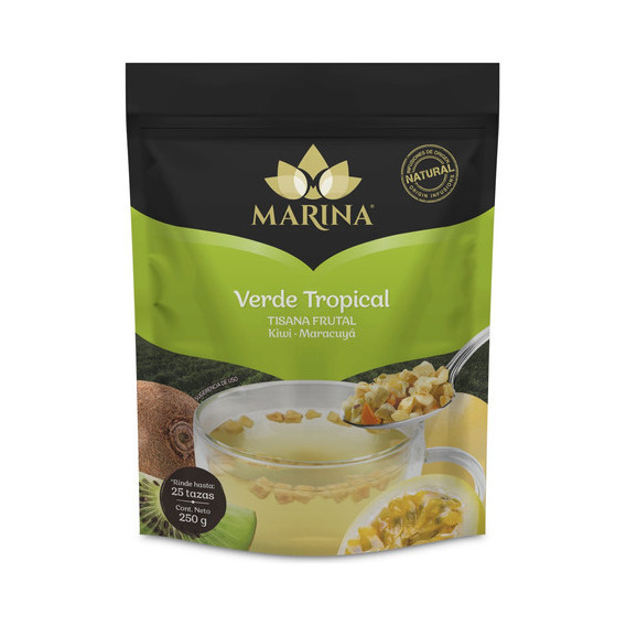 Tisana Frutal Marina Verde Tropical Kiwi · Maracuyá 250g