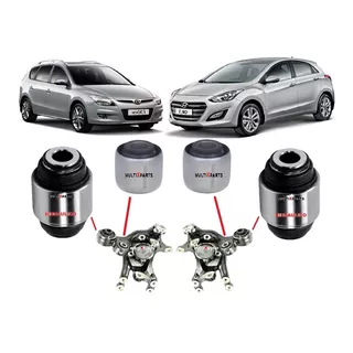 Kit 4 Buchas Traseira Manga Eixo Hyundai I30  /  I30 Sw