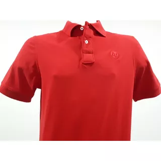 Playera Marca Alcapone Rojo Cuello Tipo Polo Culiacán Sin