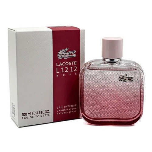 Perfume Femenino Lacoste L12.12 Rose Edt Intense 100ml