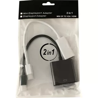 Mini Displayport ( Vga Y Hdmi) Adapter Cables 2 In 1 . Ofert