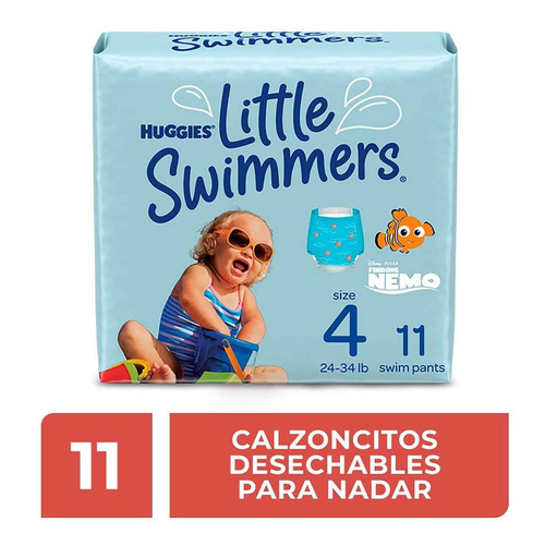 Calzoncitos Para Nadar Huggies Little Swimmers Etapa 4 Buscando A Nemo 11 Calzones