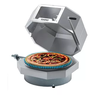 Forno Assador De Pizza 40 Cm Italiano A Gás Compacto Saro