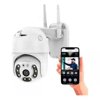 Camara Domo Exterior 1080p Alarma Seguimiento Inteligente