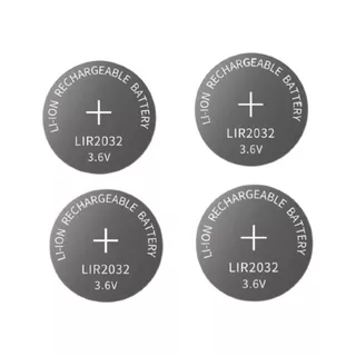 4x Baterias Lir2032 Recarregável Li-on 3,6v Lithium Ofertas