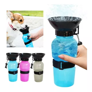 Botella Agua Para Mascotas Aqua Dog Color Celeste