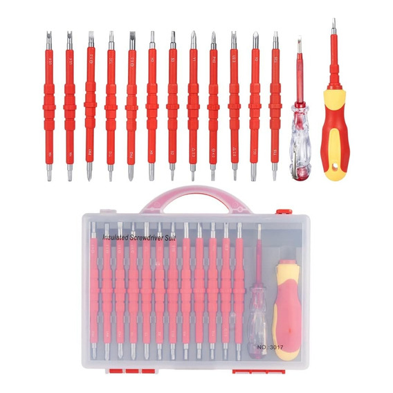 Juego De Destornilladores Aislados Screwdriver Insulated