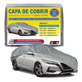 Capa Para Cobrir Carro Marca Hws Forro Total Máxima Proteção