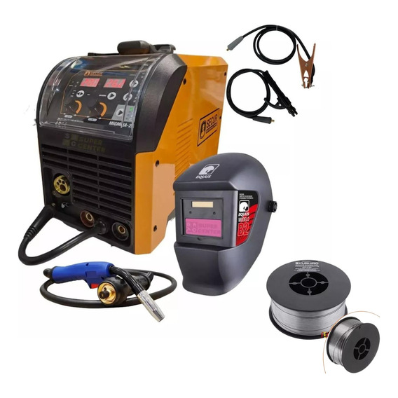 Inverter 3 En 1 Mig Mma Tig 200a+ Careta ´+ Flux + Electrodo