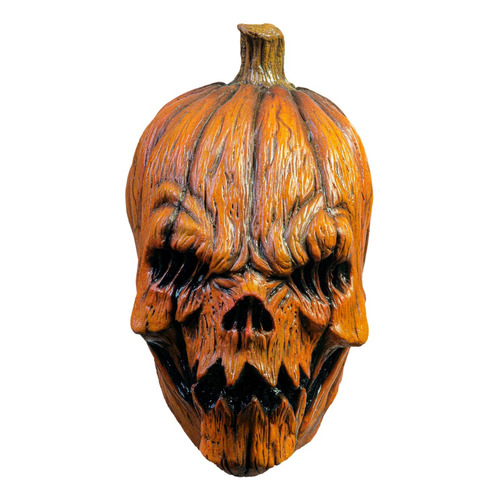 Máscara Calabaza Poseida Pumpkin Scary Disfraz Halloween Color Naranja Claro