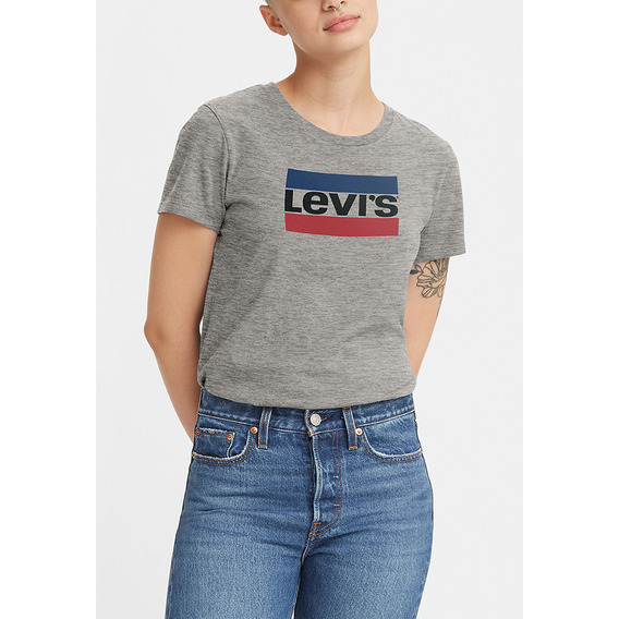 Polo Mujer Lisa Logo Sportswear Gris Levis 17369-1691