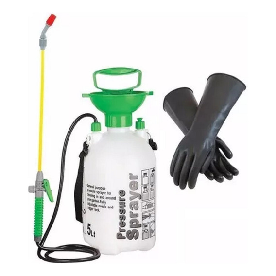 Pulverizador Fumigador Manual 5 Lts. Jardín + Obsequio ! Tyt