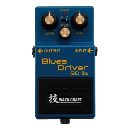 Pedal de efecto Boss Waza Craft Blues Driver BD-2W  azul