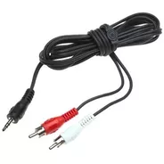 Cable  Rca (2) A Plug 1 (3.5) Audio - 3 Mts