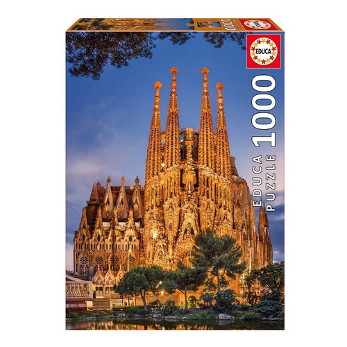 Rompecabezas 1000 Piezas Sagrada Familia Barcelona Educa