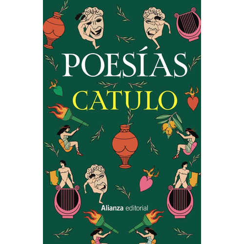 Poesias, de Catulo. Alianza Editorial, tapa dura en español