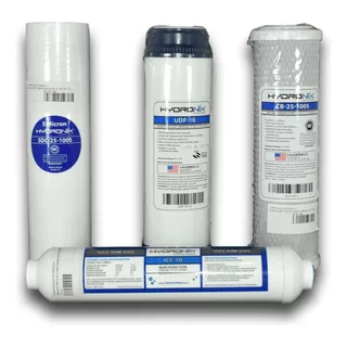 Kit Filtros Osmosis Inversa Casera Hydronix 2.5x10 Std + T33