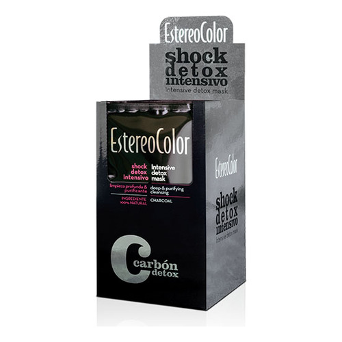 Estereocolor Shock Detox Intensivo Limpieza Profunda X 10u