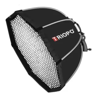 Octabox Triopo Ks2 90cm + Grid E Suporte Flash Speedlight