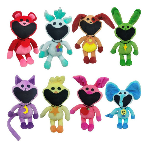 Unidad de colores de 8 juguetes de peluche Smiling Creatures