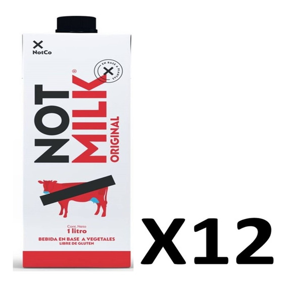 Notmilk Original Vegetal 12 Und - L a $192000