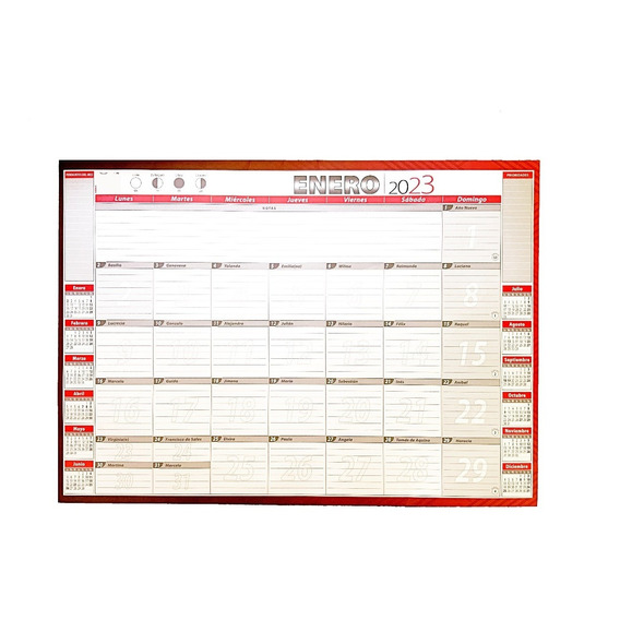 Planner Calendario Agenda Mensual De Escritorio Trabajo