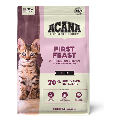 Alimento Acana para gato de temprana edad en bolsa de 1.8kg