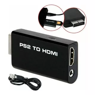 Adaptador Hdmi Para Ps2 Cabo Av Conversor De Audio E Video