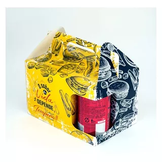 Maleta Delivery Kit Para Combo E Lanches Várias Cores 50un