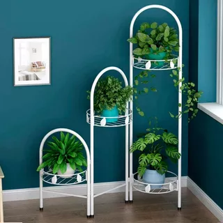 Soporte Porta Macetas Jardin Interior Exterior Plantas