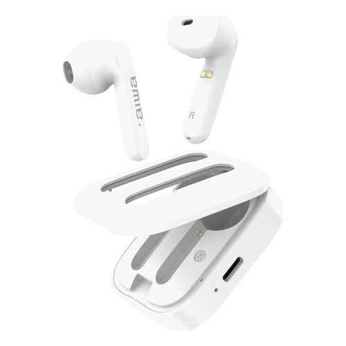 Auriculares In-ear Inalámbricos Aiwa Awtwsr6 Blancos