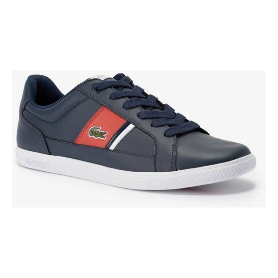 Zapatillas De Hombre De Cuero Lacoste Modelo Europa 0120 1