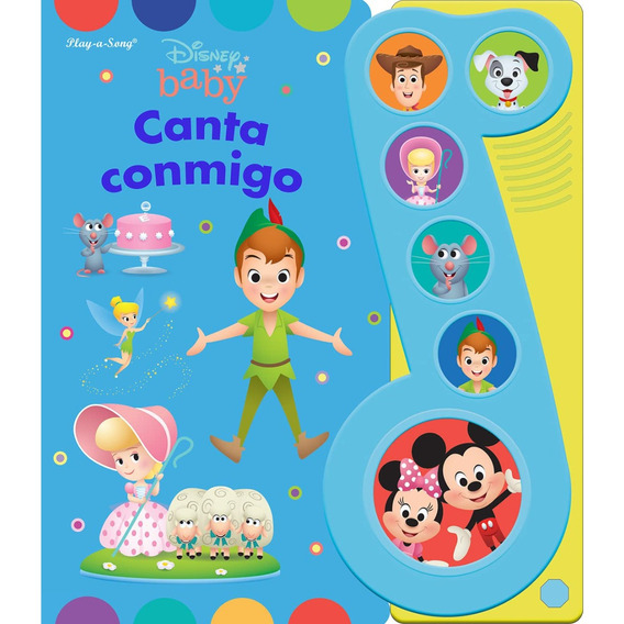 Libro Infantil Didáctico Con Sonido Disney Varios Modelos