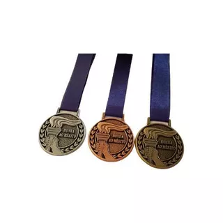 60 Medalhas Honra Ao Mérito 55x50mm Metal Grossa +qualidade