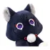 Gato Negro Scaramouche De Peluche Genshin Anime Kawaii 22 Cm